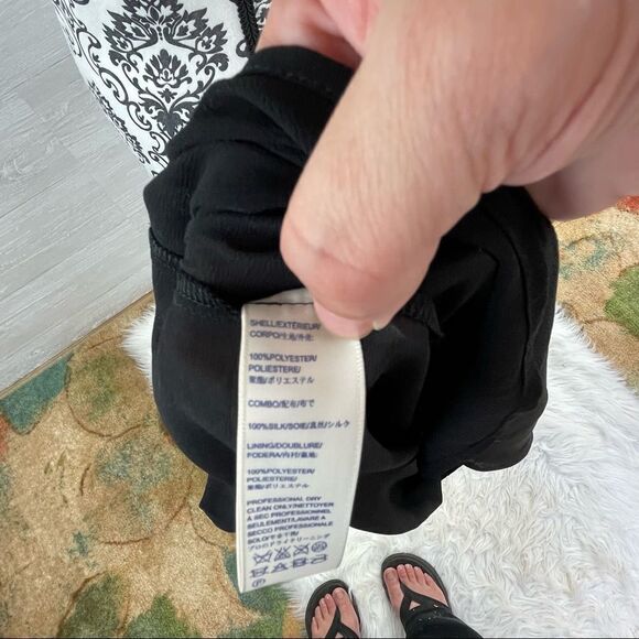 Rebecca Minkoff Keyhole Colorblock Silk Blend Shift Tank Top - Picture 8 of 8